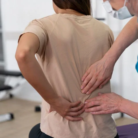 Physiotherapist delivering expert back pain treatment at Sport-Fit Physio Care, Chennai