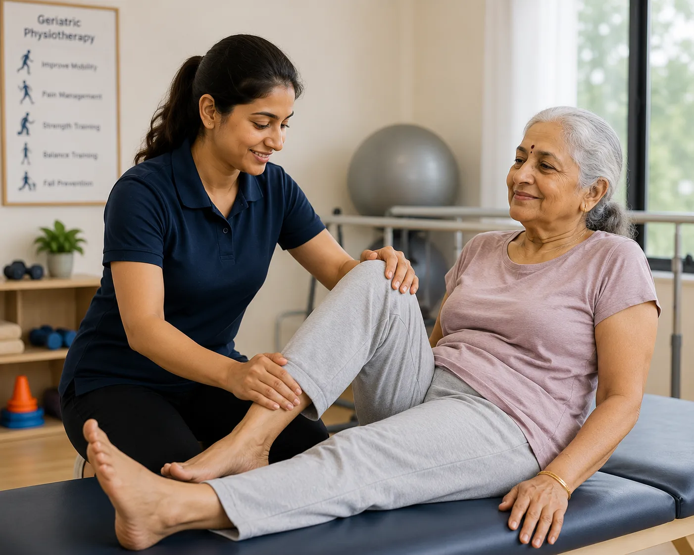 Post-Surgery Rehabilitation and Orthopedic Recovery for seniors at Sport-Fit Physio Care, Chennai