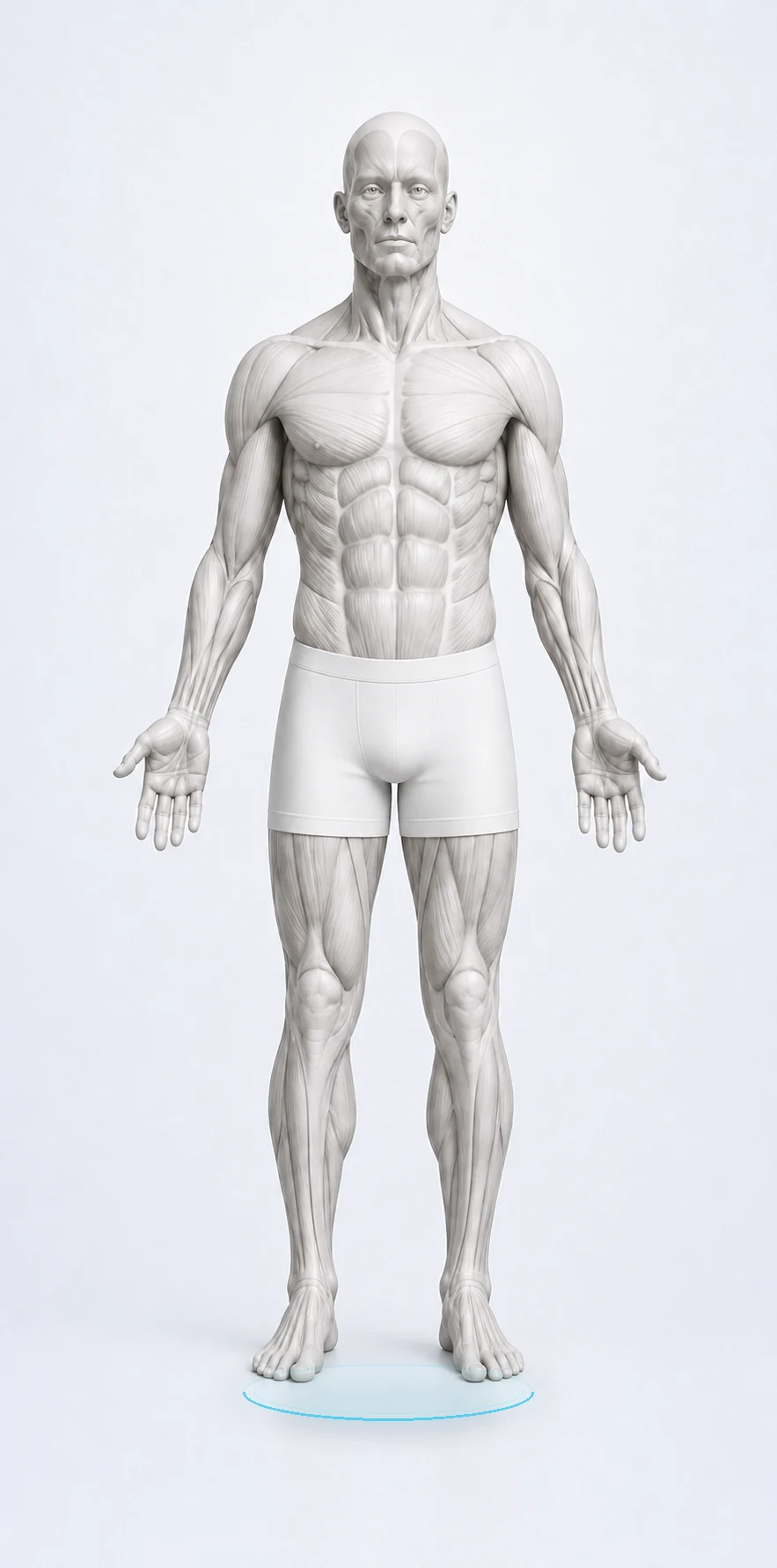 Front anatomical view