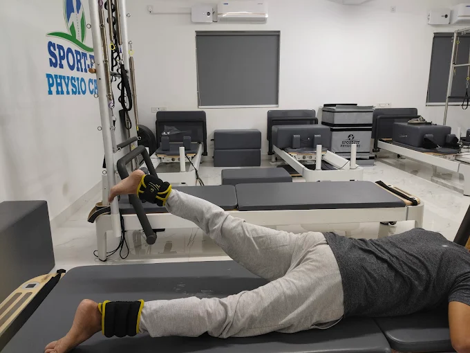 Pilates rehabilitation for back pain and injury recovery at Sport-Fit Physio Care, Chennai