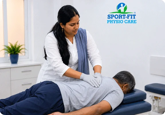 Mrs. Famidha, founder and clinical lead of SPORT-FIT PHYSIO CARE